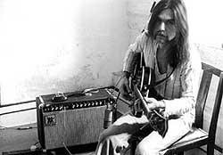 Andy playing his Gretsch guitar circa 1973
