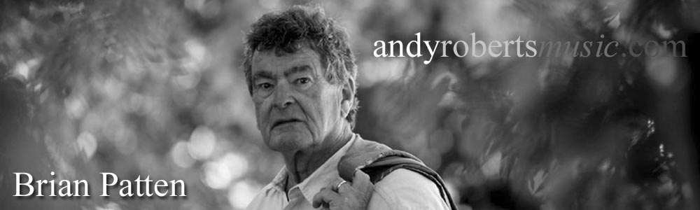 Tribute to Brian Patten banner nimage - AndyRobertsMusic.com